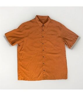 5.11 Tactical TAC-U30 Covert Carry Shirt Mens Large Burnt Orange Snap Front CCW